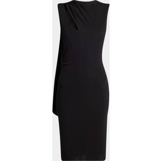 Tom Ford Scarf-detail crÃªpe jersey cocktail dress - black - L/XL