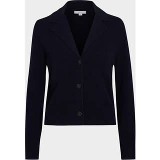 Vince Cropped wool and cashmere cardigan - blue - XS