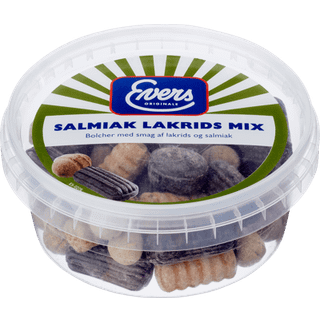 Evers Salmiak Lakrids Mix 180 g.