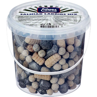 Evers Salmiak Lakrids Mix 1000 g.