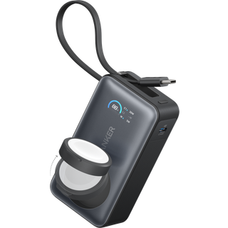 Anker MagGo Power Bank (10K 35W For Apple Watch) - Black Powerbank - Sort - 10000 mAh