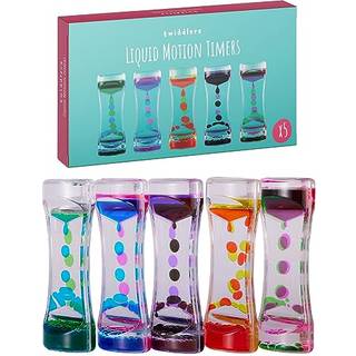 Sensorisk boble-timeglas – sæt med 5 stk.