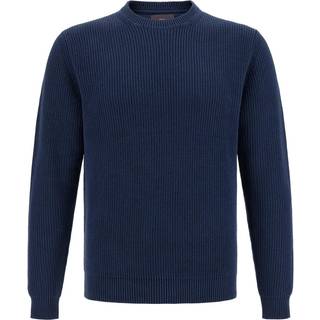 BOGGI MILANO Herren Pullover blau unifarben
