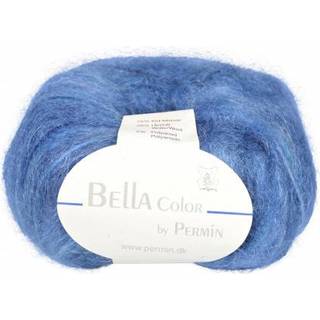 Bella Permin garn - Mohairgarn med uldgarn & polyamid - fv 883156 Color Blå