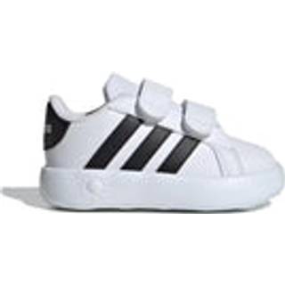Team Court 2.0 STR Comfort Closure Shoes Kids - Cloud White / Core Black / Cloud White - 21