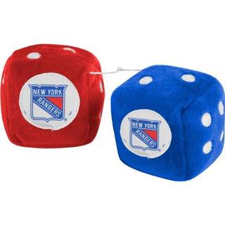 Fremont Die NHL New York Rangers 3"""" Fuzzy Dice 3"""" holdfarver