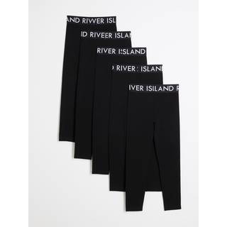 River Island River Island leggings med dyb linning 100% bomuld 5 pakke