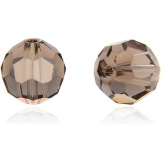 50stcs ADABELE ?strigsk 6 mm facetterede runde krystalperler r?get kvarts kompatibel med 5000 Swarovski Crystals Preciosa SS2R-621