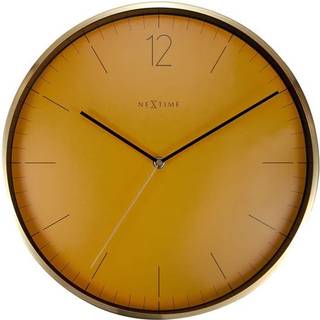 Nextime Essential Gold Vægur 34 Cm t - Vægure Metal Gul - 3252FM
