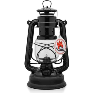 Feuerhand Hurricane Lantern Black 276 Jet Black, OneSize