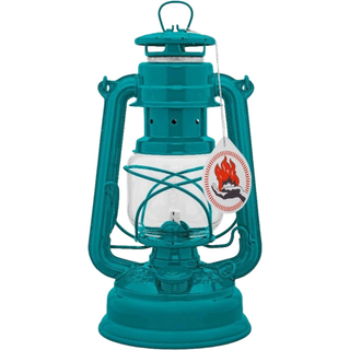 Feuerhand Hurricane Lantern 276 Tealblue, OnesSze