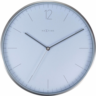 NeXtime Essential Silver Vægur 3254WI - Unisex - 34 cm - Quartz