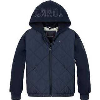 Quilted Hooded Relaxed Bomber Jacket