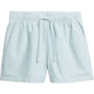 Superdry Superdry Green/White Stripe Elastic 100% Cotton Shorts