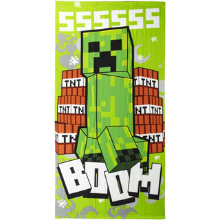 Minecraft badehåndklæde - Creeper