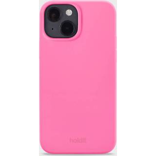 Phone Case Silicone Bright Pink iPhone 14 - Lyserød - Add QTY