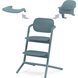 Cybex Lemo 3-in-1 Højstol inkl. Babysæt og Bakke, Stone Blue