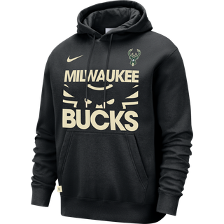 Milwaukee Bucks Club Courtside Nike NBA-hættetrøje til mænd - sort - S