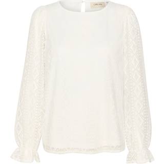 Cream Crvalerie Blouse Bluser 10613162 Snow White (34)