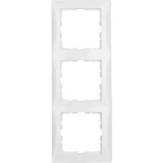 Berker Trippel ramme s.1 ral 9010 blank