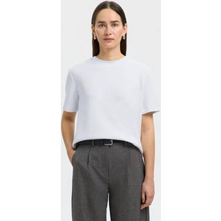 Boxy Fit T-shirt Med Rund Hals