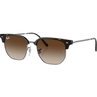 Ray - Ban Børn RJ9116S JUNIOR NEW CLUBMASTER 152/13 Solbriller Injiceret Skildpadde Brun Geometrisk Normal Skygge
