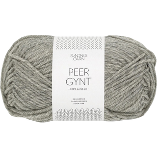 Peer Gynt garn fra Sandnes Garn - Gråmeleret