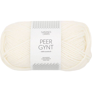 Peer Gynt garn fra Sandnes Garn - Naturhvid