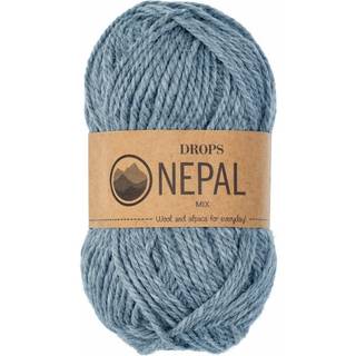 Drops Nepal garn - Lyseblå mix