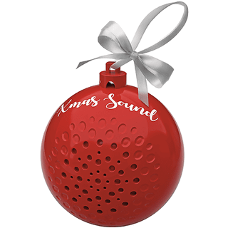 Trådløs Højtaler Julekugle - SBS - 3W - Rød
