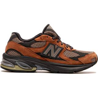 New Balance Mænd 2010 i Brun/Grå læder, Størrelse 46.5