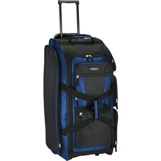 Travellers Club xpedition 30 tommer multi-lommer lodret rullende duffel taske neonbl? 30 """" kuffert