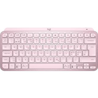 Logitech MX Keys Mini Minimalist Wireless Illuminated Keyboard - Rose - ND - Tastatur - Nordisk - Pink