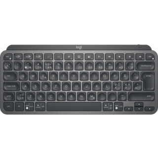 Logitech MX Keys Mini Minimalist Wireless Illuminated Keyboard - Graphite - Tastatur - Nordisk - Sort
