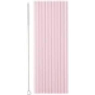 12 stk. Sugerør Lyserød 23 cm Genanvendelige – Med børste, klar til fest og hverdag