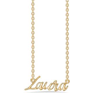 Studio Z navnekæde i guldbelagt - LAURA