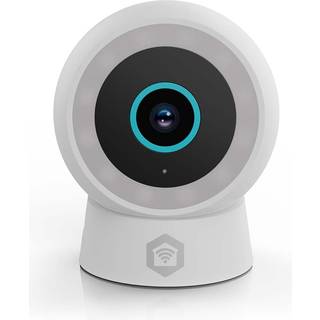 Nedis - SmartLife udendørskamera | Wi-Fi | Spotlight | 3MP Full HD 1296p | IP65 | Cloud Storage (mulighed) / microSD (ikke inkluderet) / Onvif | 5 V DC | Med bevægelsessensor | Nattesyn | Hvid - WIFICO14CWT