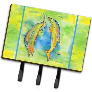 """" Caroline's Treasures 8380th68 Dolphin Leash eller Key Holder Large Multicolor """"
