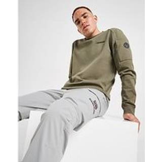 Napapijri Belk Crew Sweatshirt, Olive - L