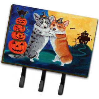 """" Caroline's Treasures Corgi Halloween Scare Leash eller Key Holder 7413th68 Triple Multicolor """"