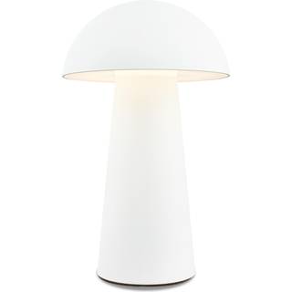 LED-bordlampe, Fungo Mini, hvid, touch, plast