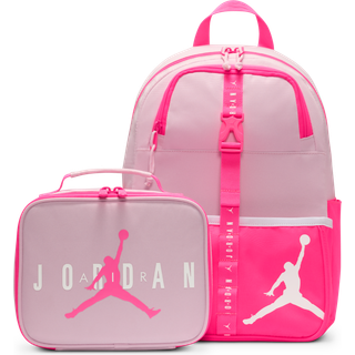 Air Jordan Lunch-rygsæk til større børn (18 L) og frokosttaske (3L) - Pink - EINHEITSGRÖSSE