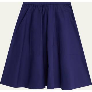 Vince High-rise cotton midi skirt - blue - XL