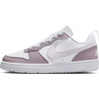 Nike Nike White/Pink Plum Youth Court Borough Low Recraft Trainers