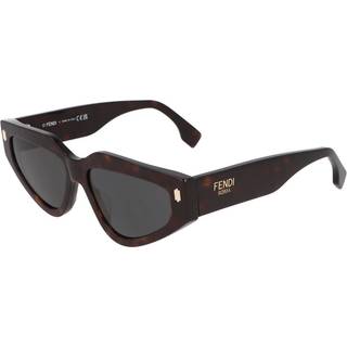 Fendi FE 40163U 52A 54 Solbriller Kvinder Tortoiseshell - Dark Tortoise - 54mm
