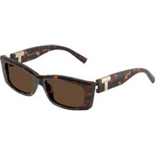 Tiffany Kvinde TF4240U 80153G Solbriller Acetat Skildpadde Brun Firkantet Normal