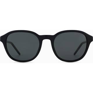 Emporio Armani Mand EA4247U 501787 Solbriller Acetat Sort Grå Pantos Normal