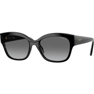 VOGUE EYEWEAR Kvinde VO5638SU W44/11 Solbriller Nylon Sort Grå Sommerfugl Normal Skygge