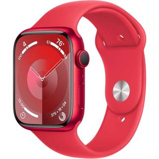Apple Watch Series 9 GPS 45mm Product Rød Aluminium Case med Product Rød Sport Band - S/M