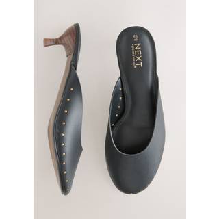 Next Black Forever Comfort Studded Closed Toe Mules